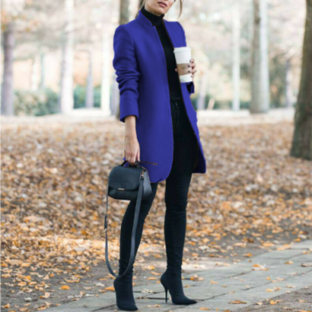 Stilzeits | Kurze Jacke ohne Kragen, Elegant