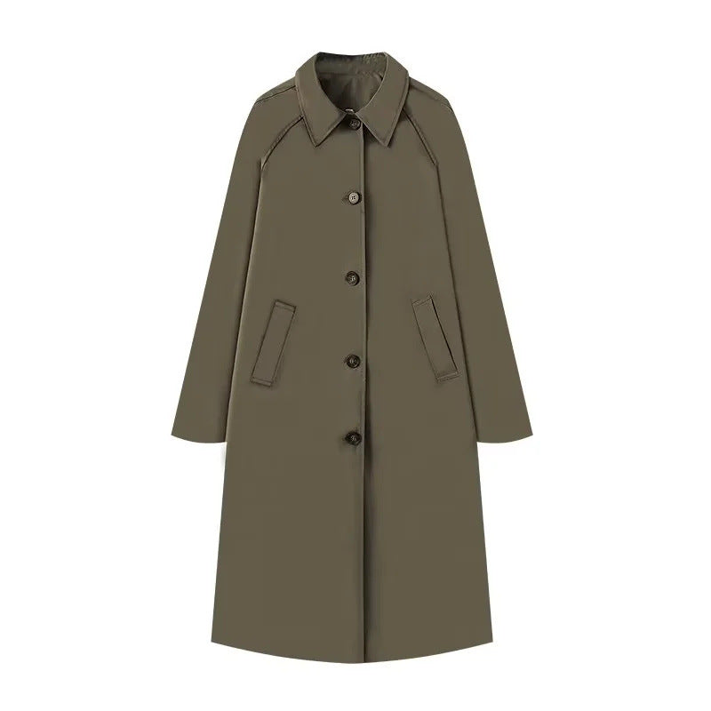 Stilzeits | Trenchcoats mit Knopfverschluss, Lang