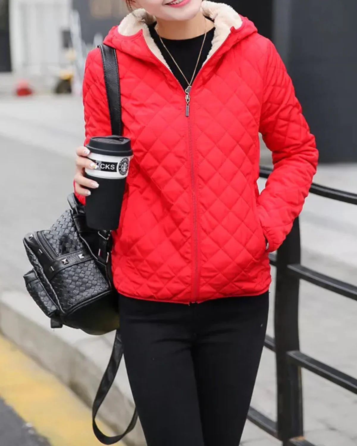 Stylische, warme Damenjacke Ellia