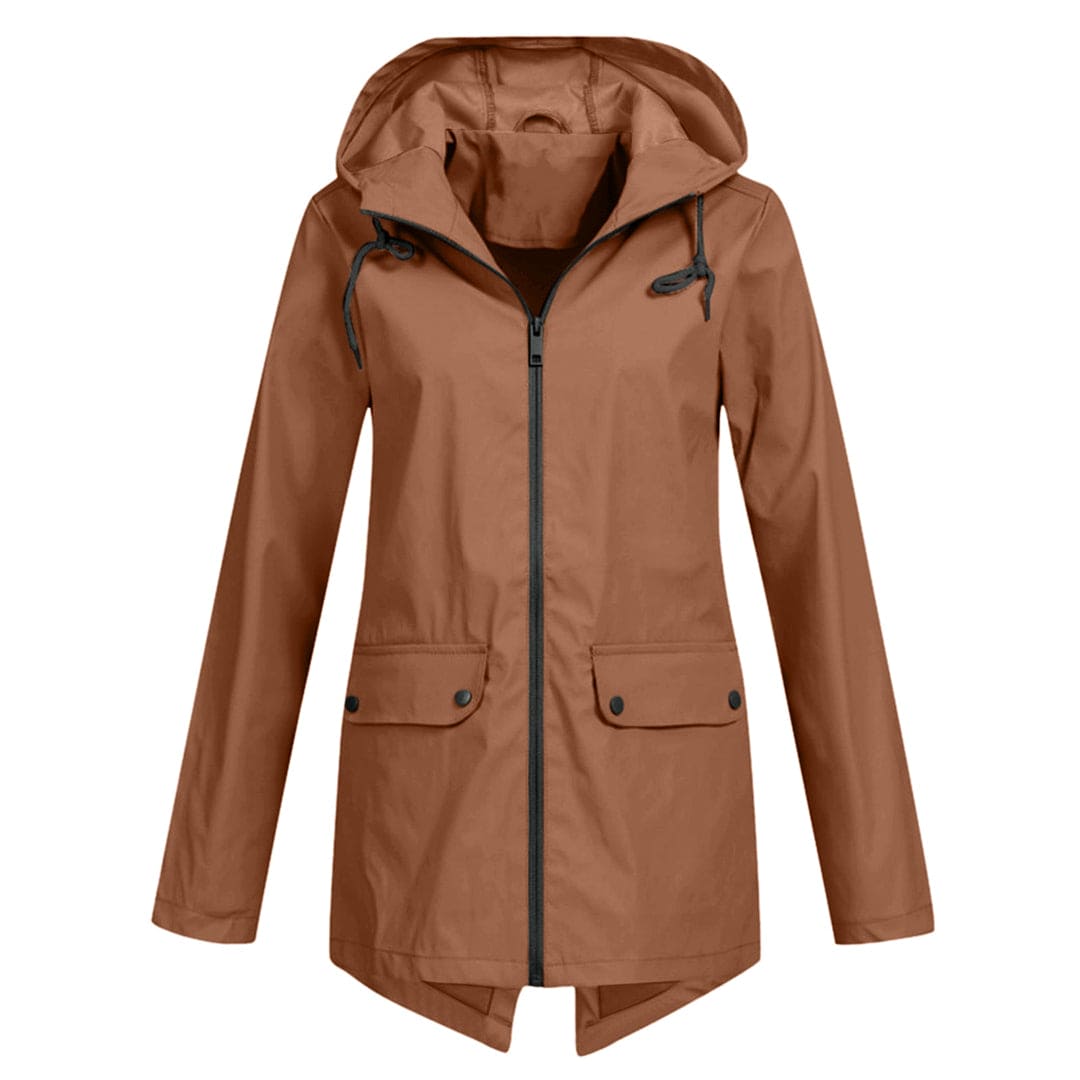 Stilzeits | Wasserdichte Jacke mit Kapuze Leichtes Design Funktional und Schick