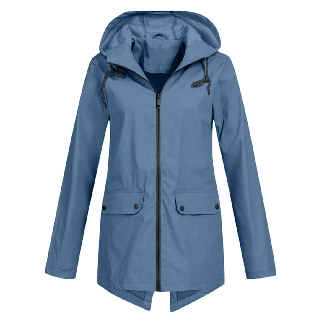 Stilzeits | Wasserdichte Jacke mit Kapuze Leichtes Design Funktional und Schick