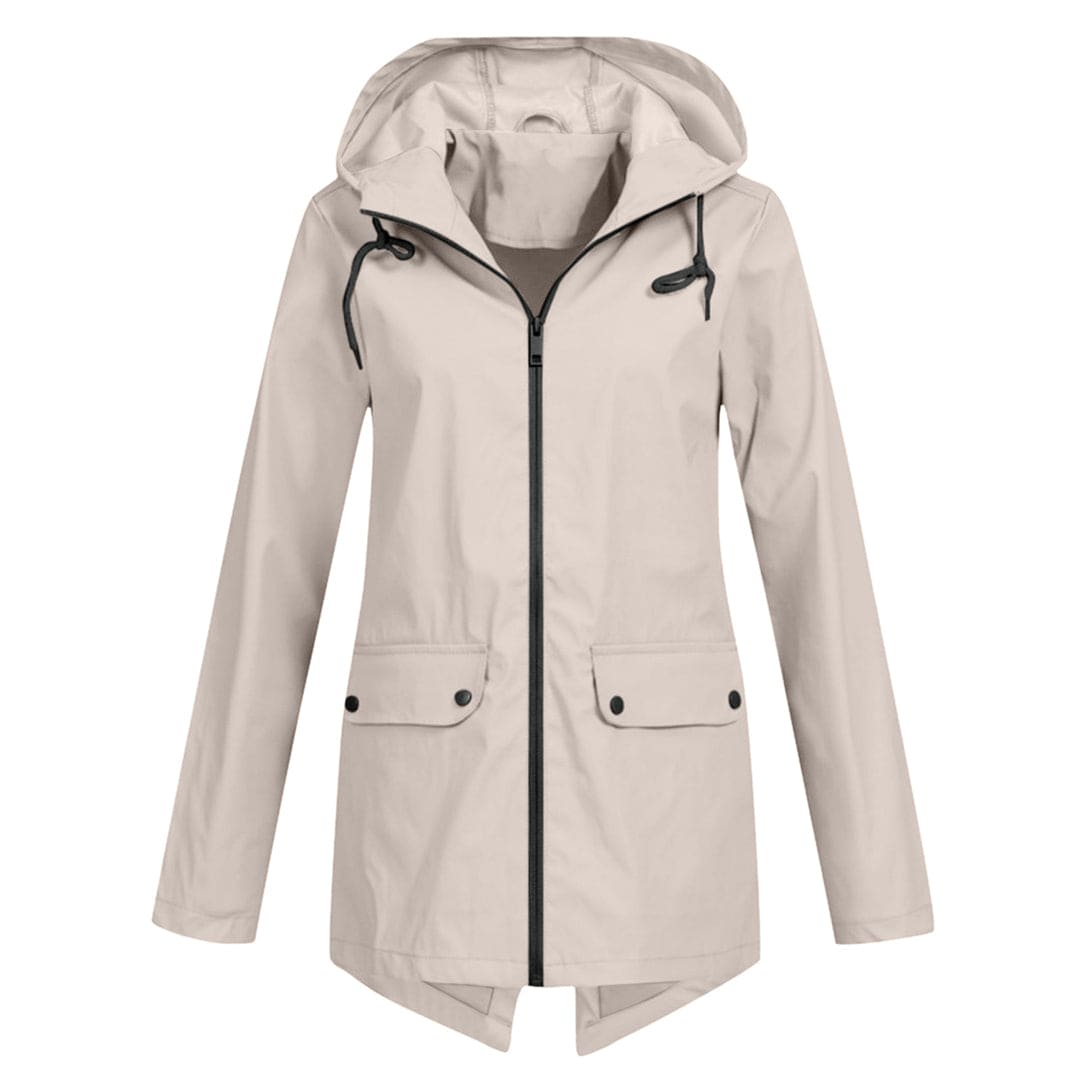 Stilzeits | Wasserdichte Jacke mit Kapuze Leichtes Design Funktional und Schick