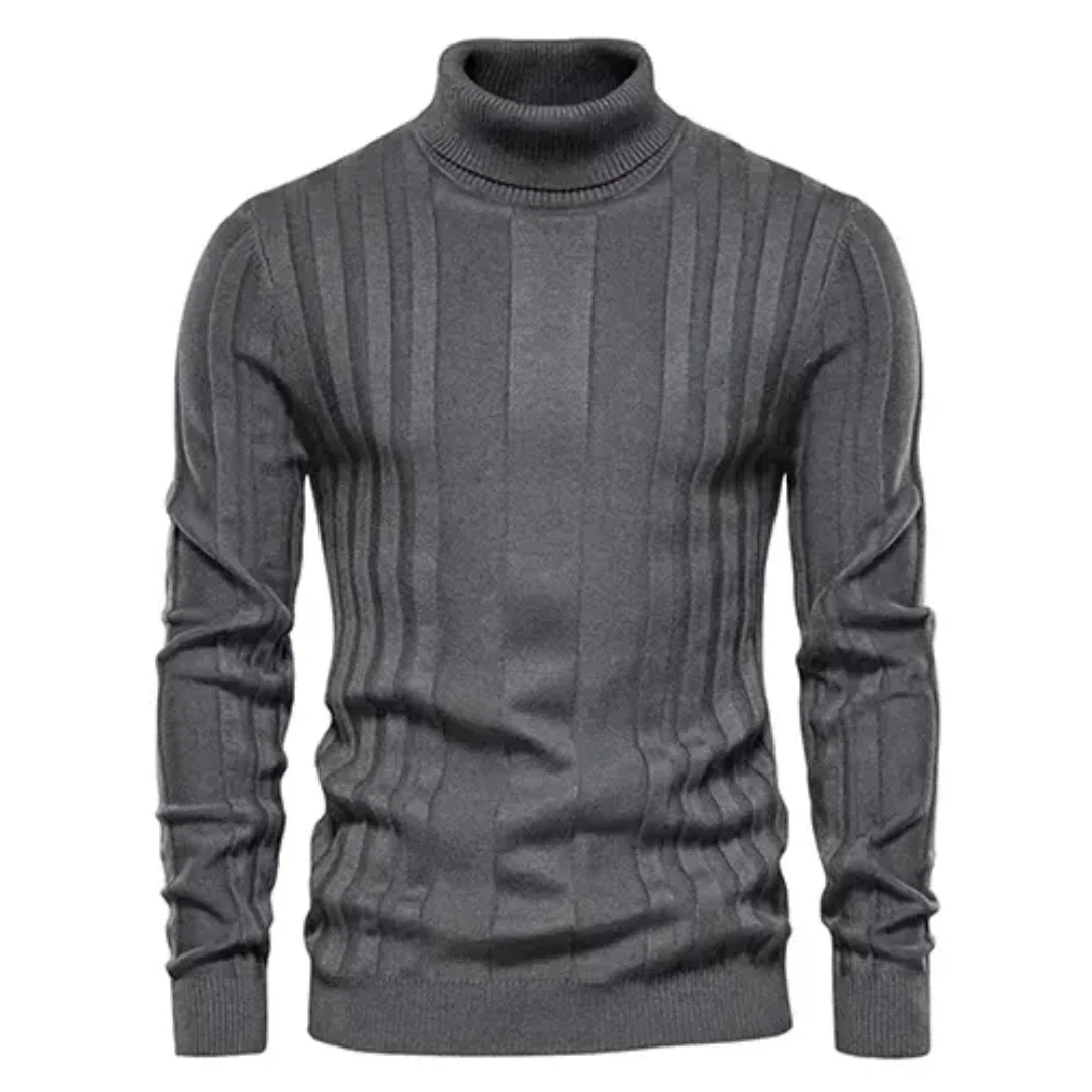 Stylischer Rollkragenpullover Für Herren | Winter