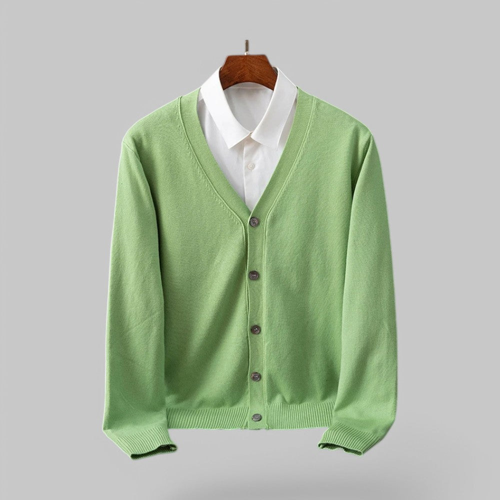 Stilzeits | Eleganter V-Ausschnitt Cardigan für Herren