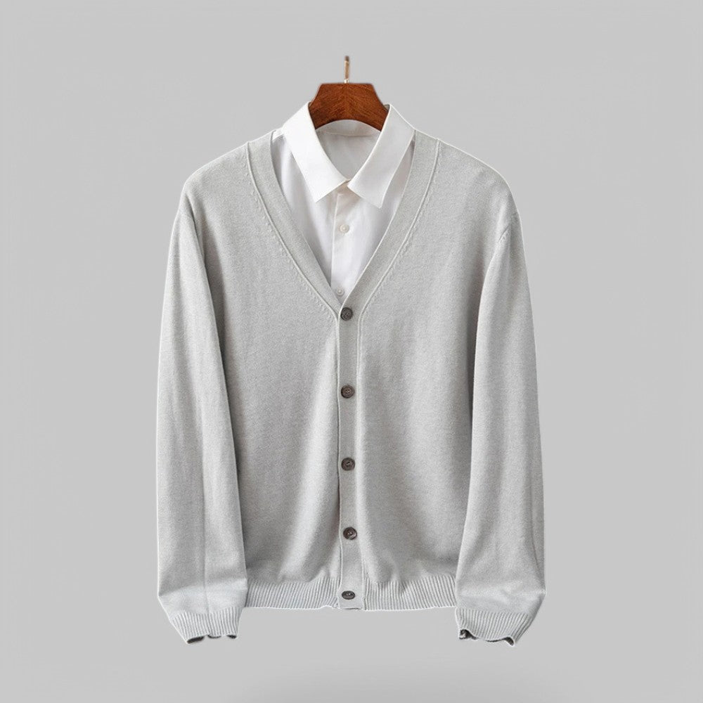Stilzeits | Eleganter V-Ausschnitt Cardigan für Herren