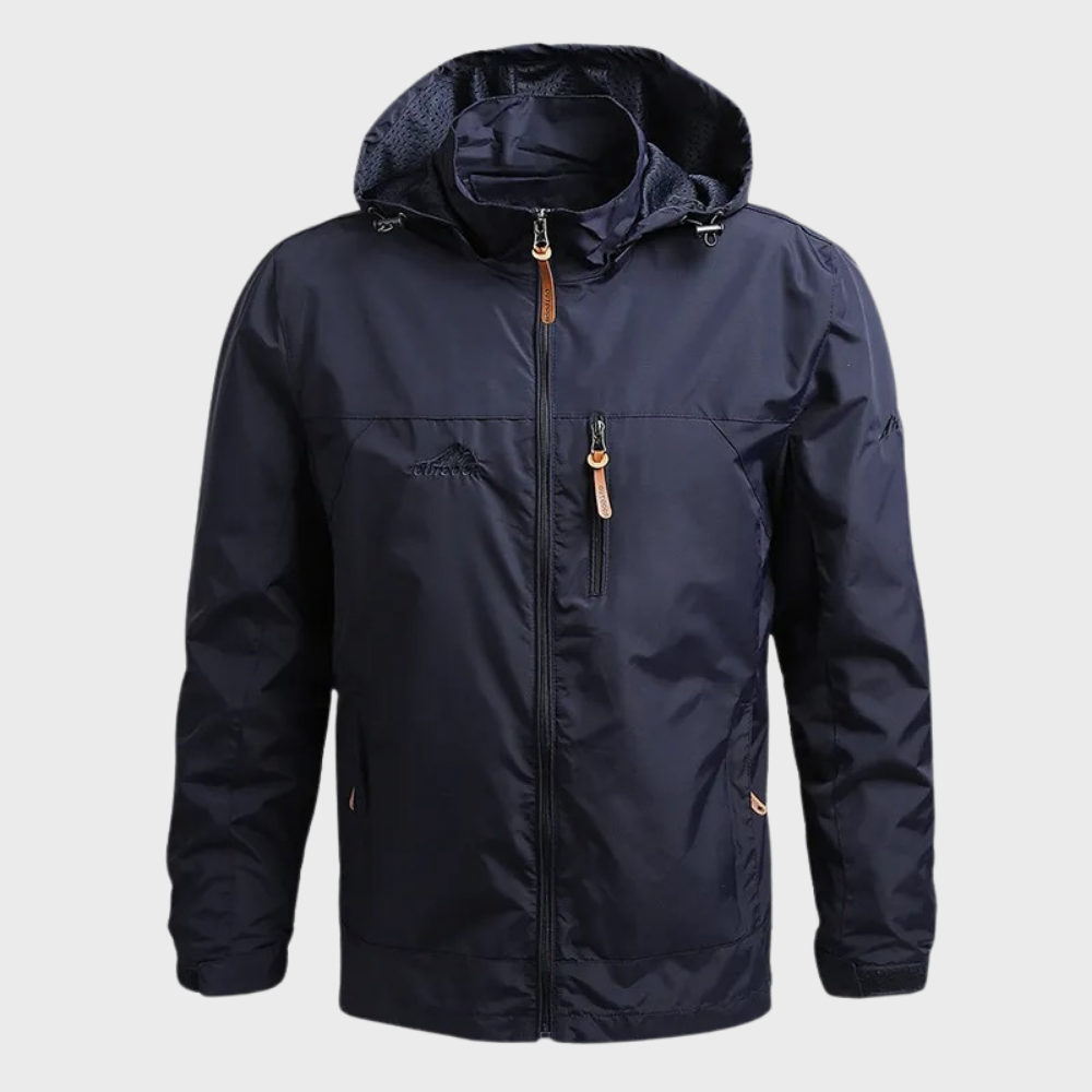 Herren Leichte Wasserdichte Jacke - Kapuzen-Outdoorbekleidung