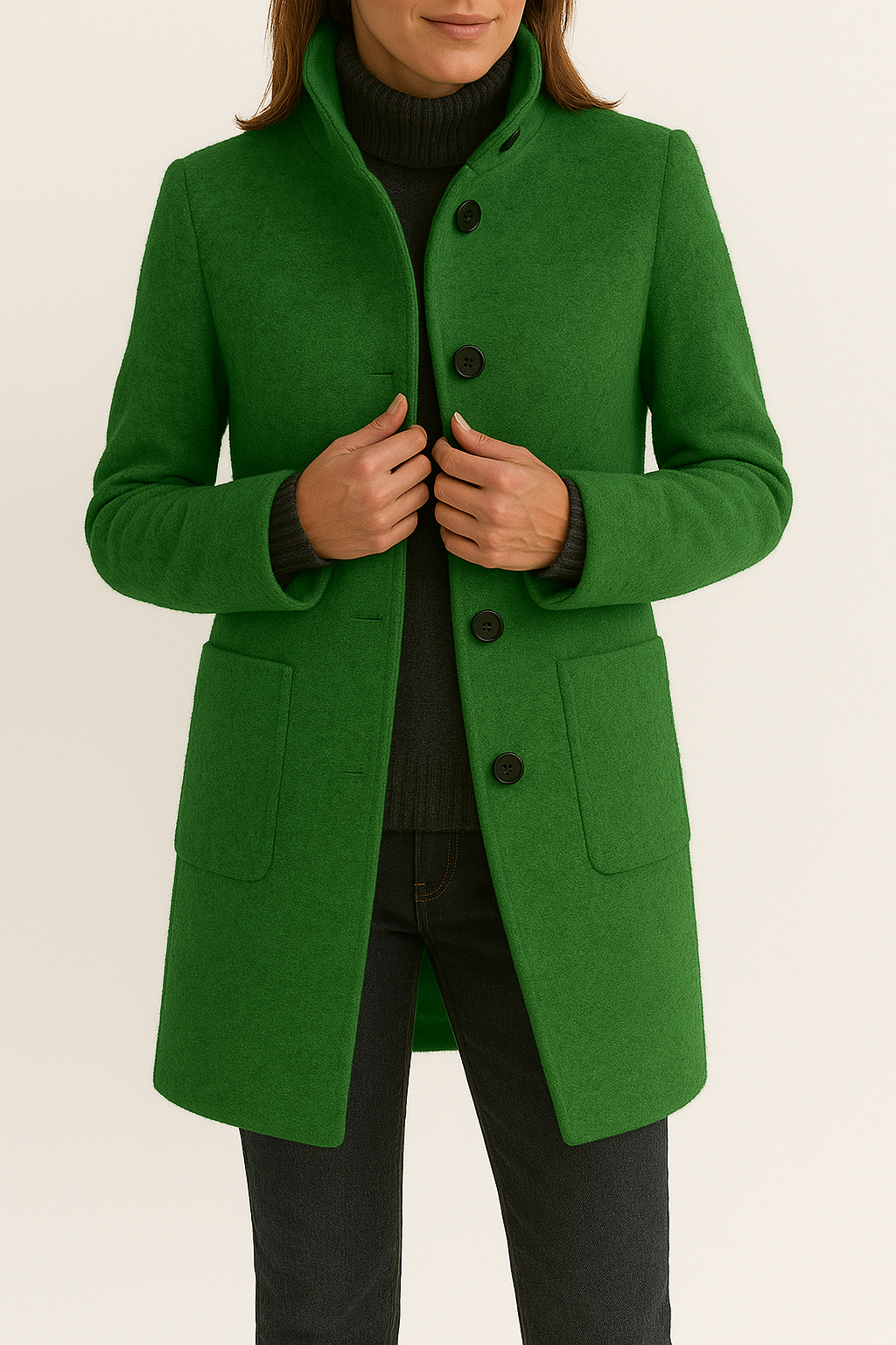 Stilzeits | Woll Damenmantel - Isabella