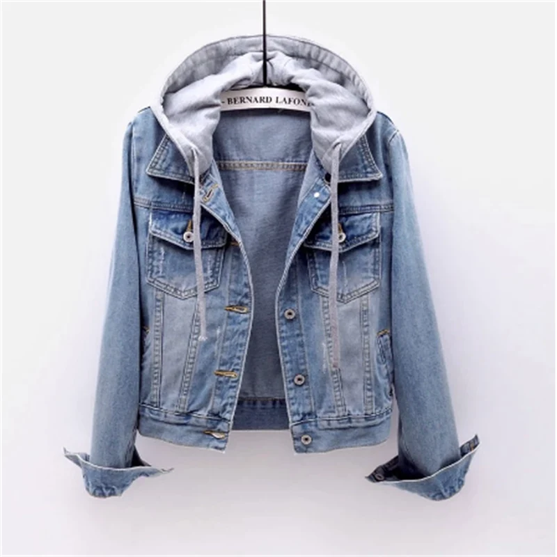 Winterjacke aus Vintage-Denim für Herren