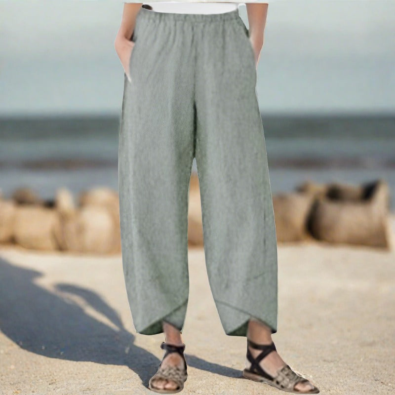 Leichte Damenhose aus Baumwolle von Nicole