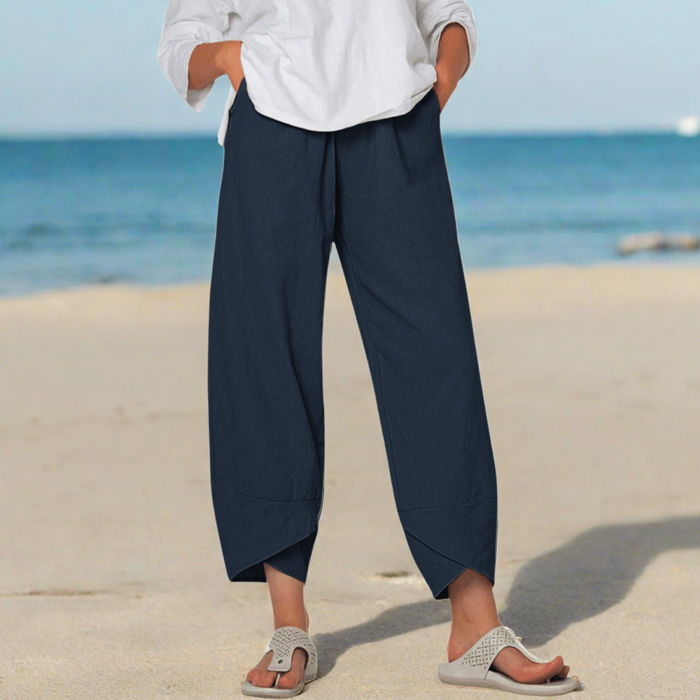 Leichte Damenhose aus Baumwolle von Nicole