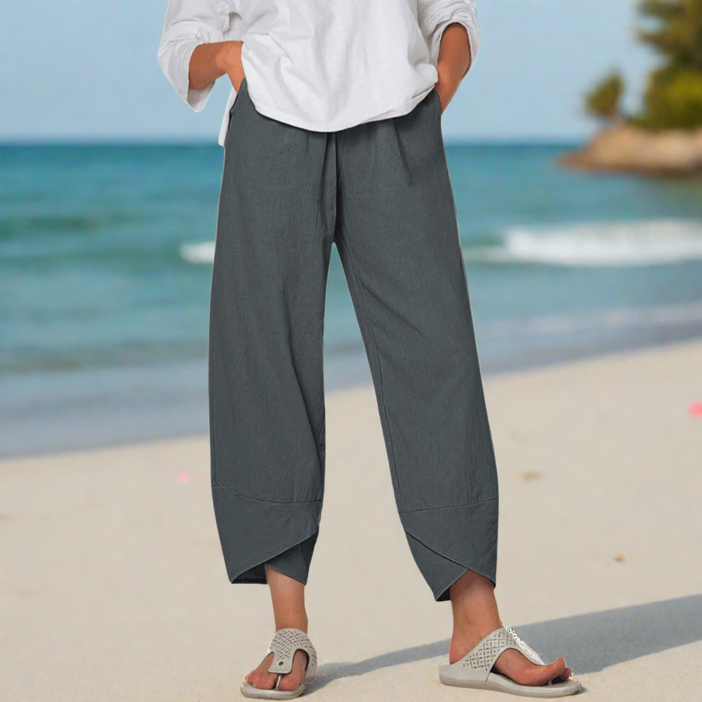 Leichte Damenhose aus Baumwolle von Nicole