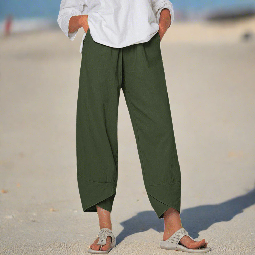 Leichte Damenhose aus Baumwolle von Nicole