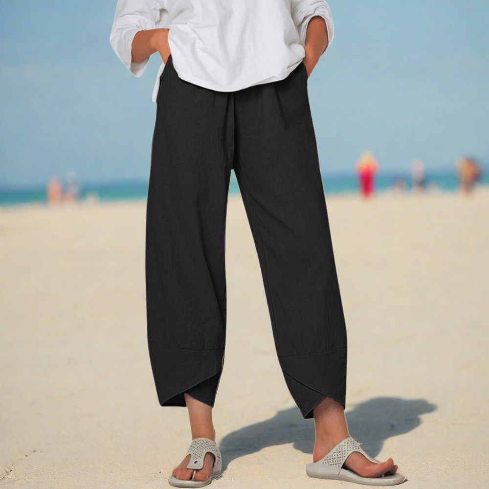 Leichte Damenhose aus Baumwolle von Nicole