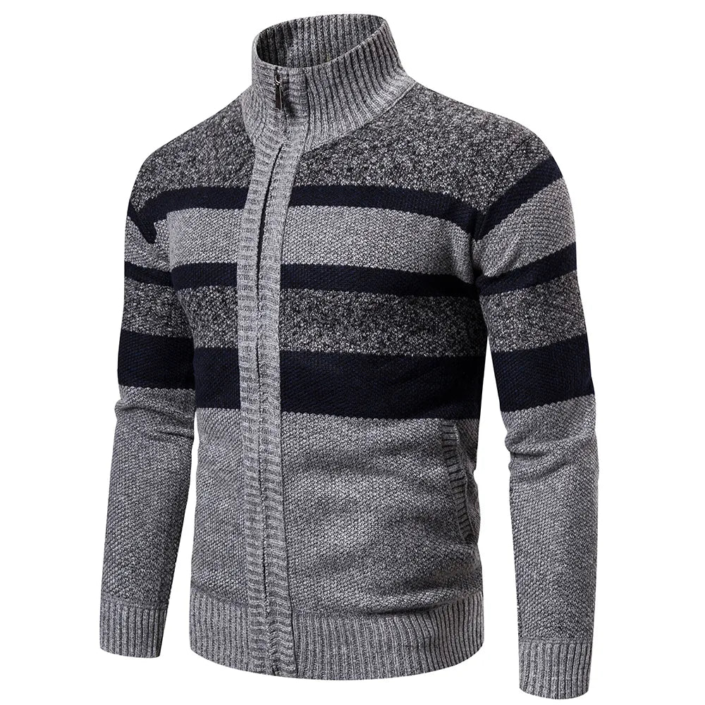 Slim Fit Men's Knit Jacket - Kelvin