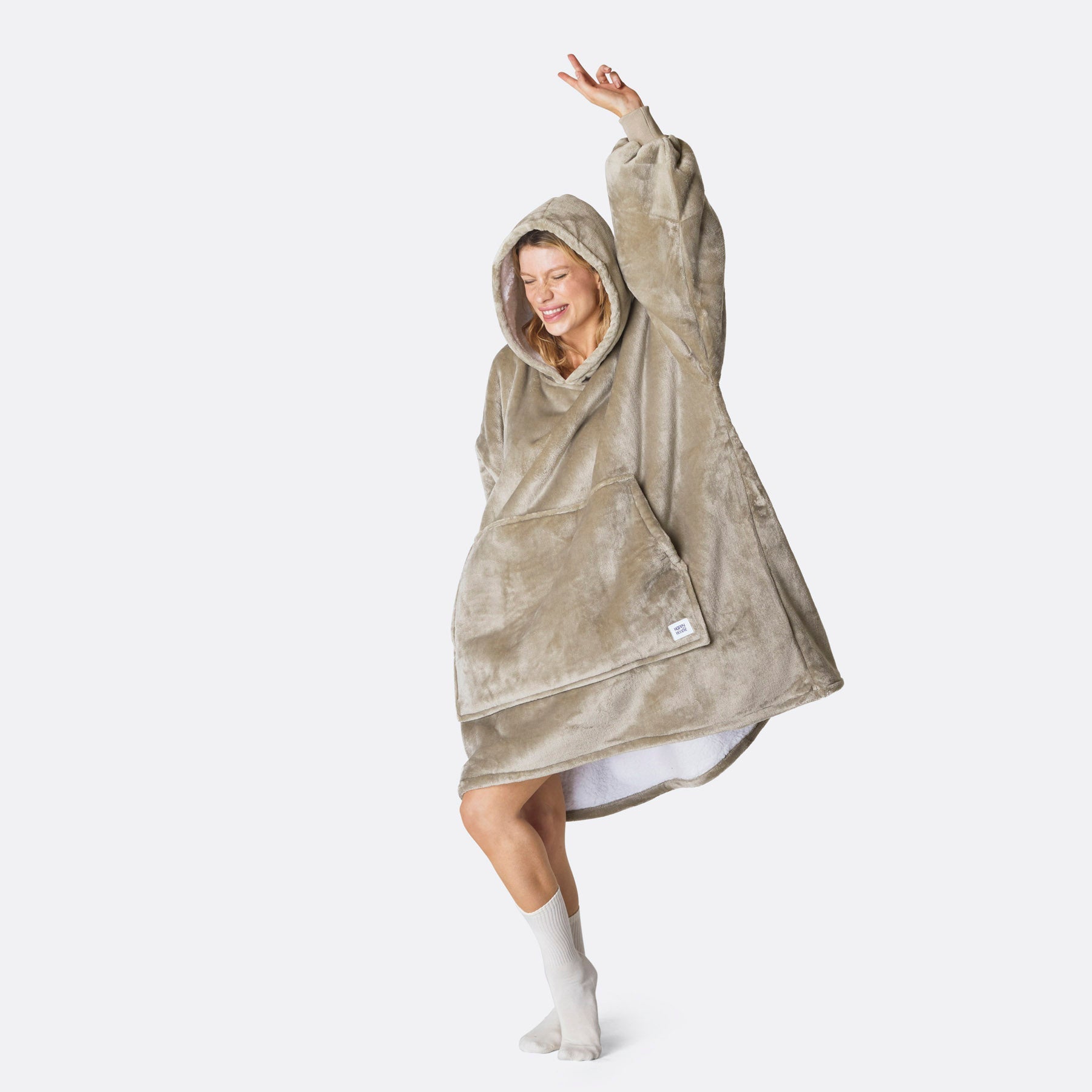 Khaki HappyHoodie - Stilzeits