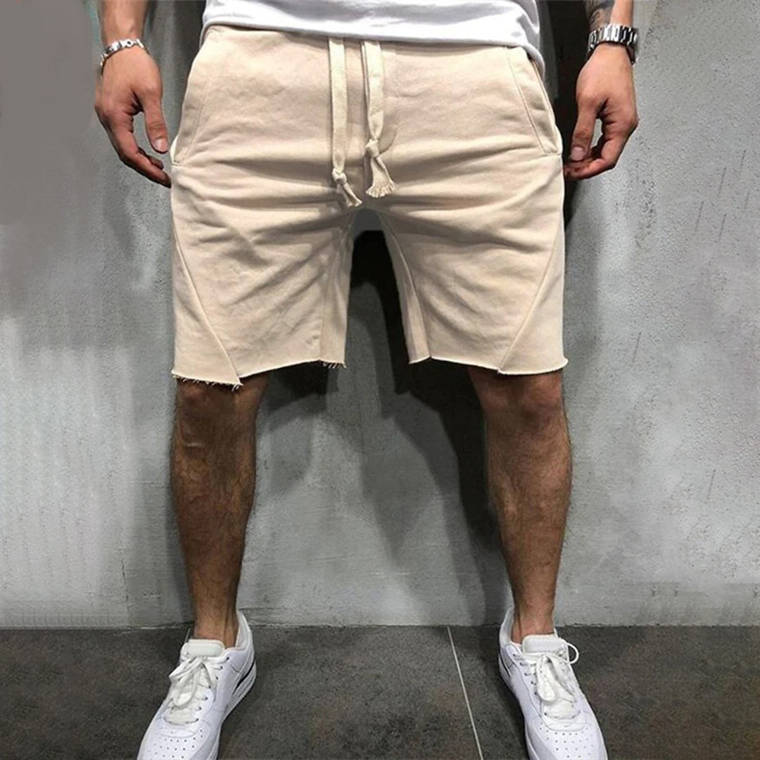 Herren Shorts mit Kordelzug in der Taille und Seitentaschen