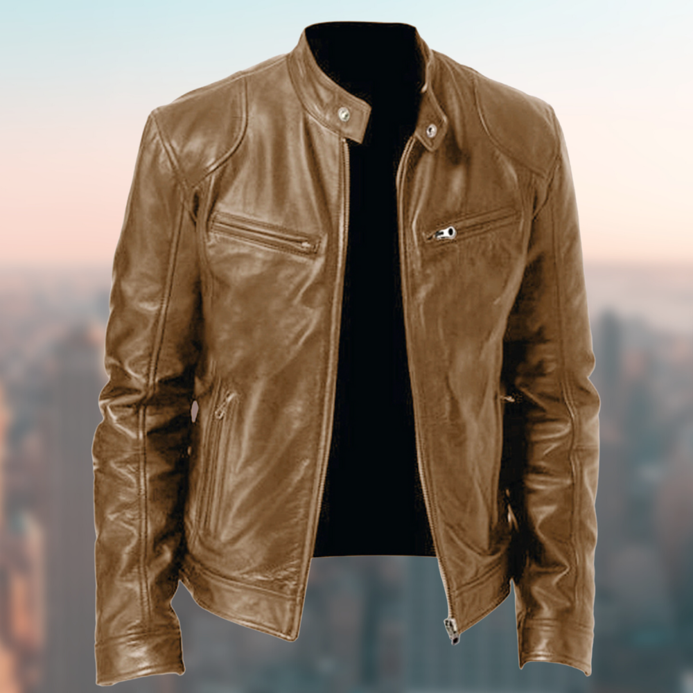 Edle Herren Lederjacke in hoher Qualität