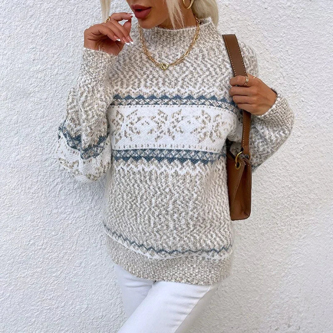 Strickpullover mit Rollkragen – Lalezka