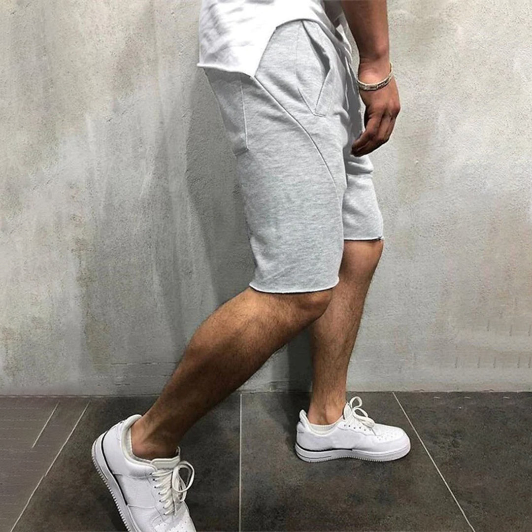Herren Shorts mit Kordelzug in der Taille und Seitentaschen