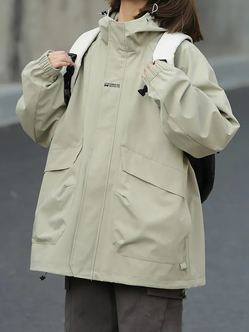 Shiselle Damen Kapuzenpullover: Langarm, unifarben, elastische Ärmel, für entspannte Sport-Styles