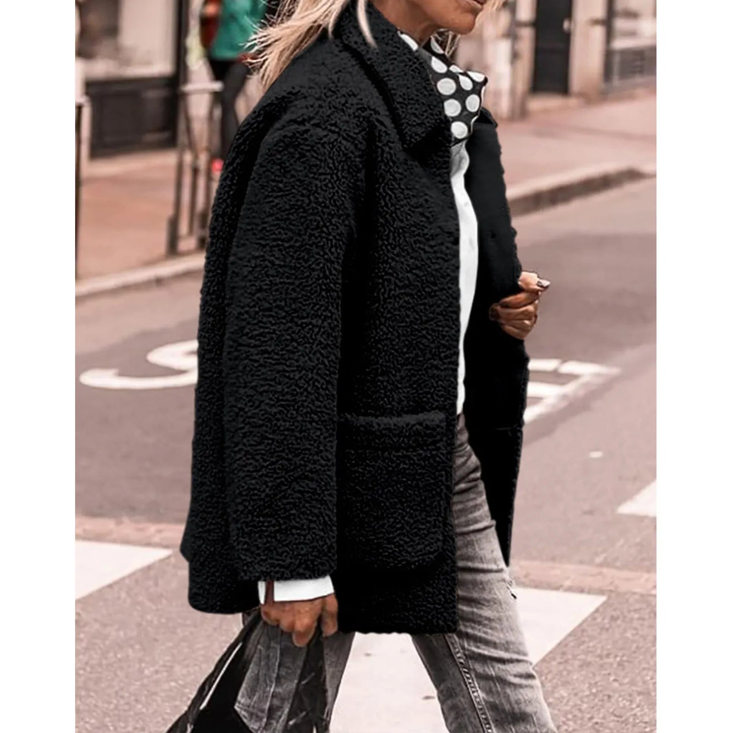 Stilzeits | Wintermantel für Frauen mit Knopfleiste und Gemütlicher Fütterung