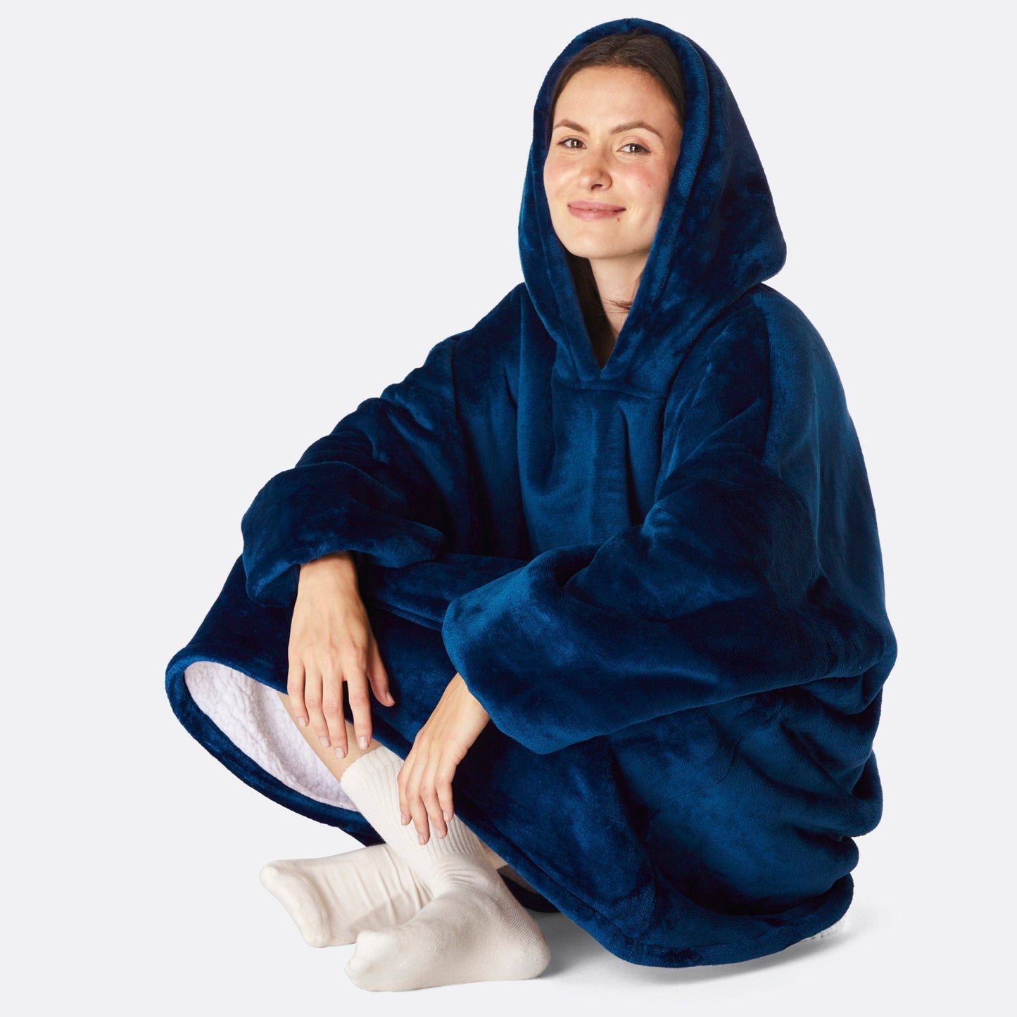 Marineblauer HappyHoodie - Stilzeits