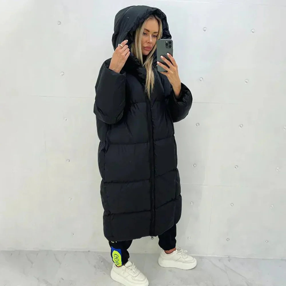 Stilzeits | Langarmwintermantel mit Innenfutter für Damen Ideal für kalte Zeiten