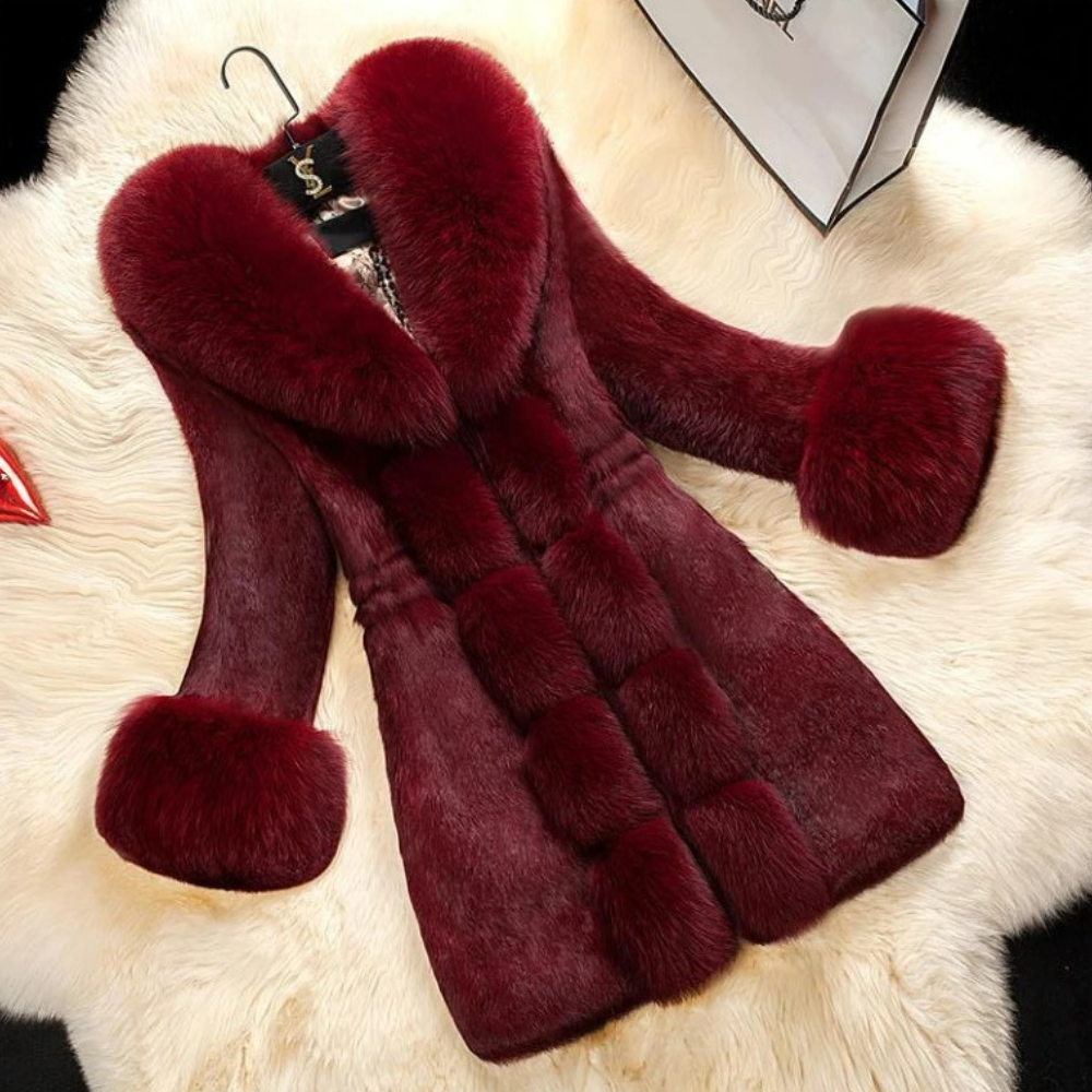 Stilzeits | Winterklassischer pelzartiger Mantel für Damen