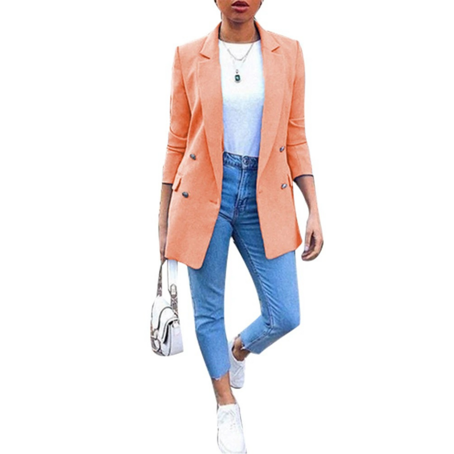 Stilzeits | Stylischer Mid-Length Damenblazer