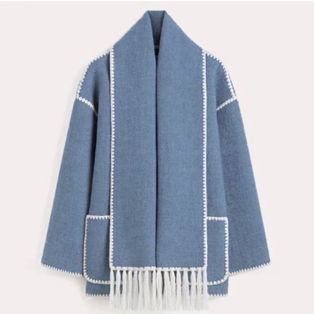 Stilzeits | Damen-Apparatsjacke mit Schickem und Komfortablem Schal