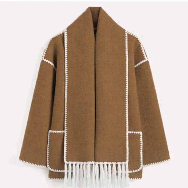 Stilzeits | Damen-Apparatsjacke mit Schickem und Komfortablem Schal