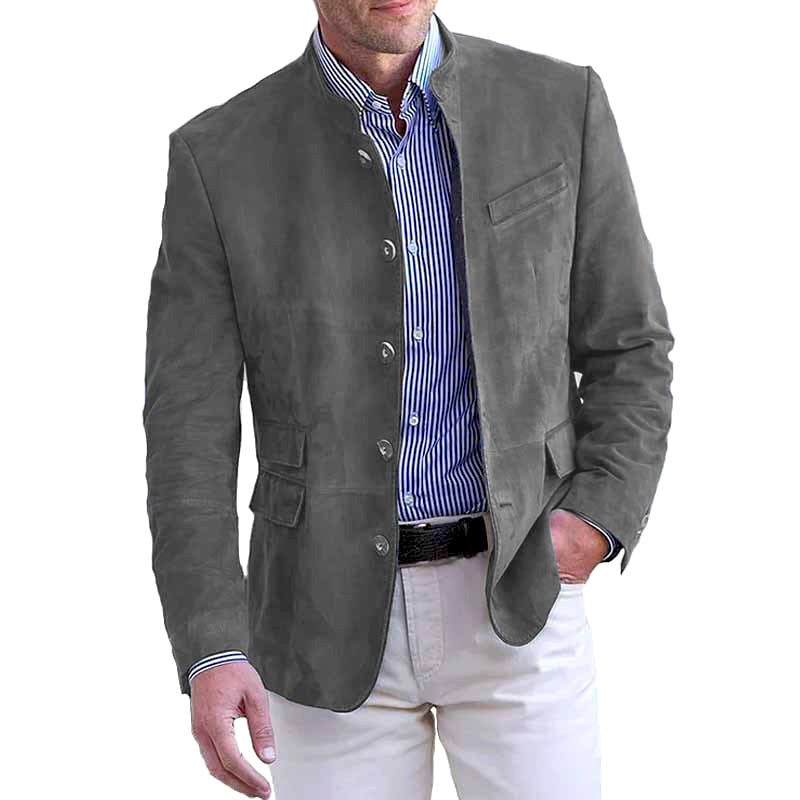Herren elegante und modische Anzugjacke aus hochwertigem Stilzeits