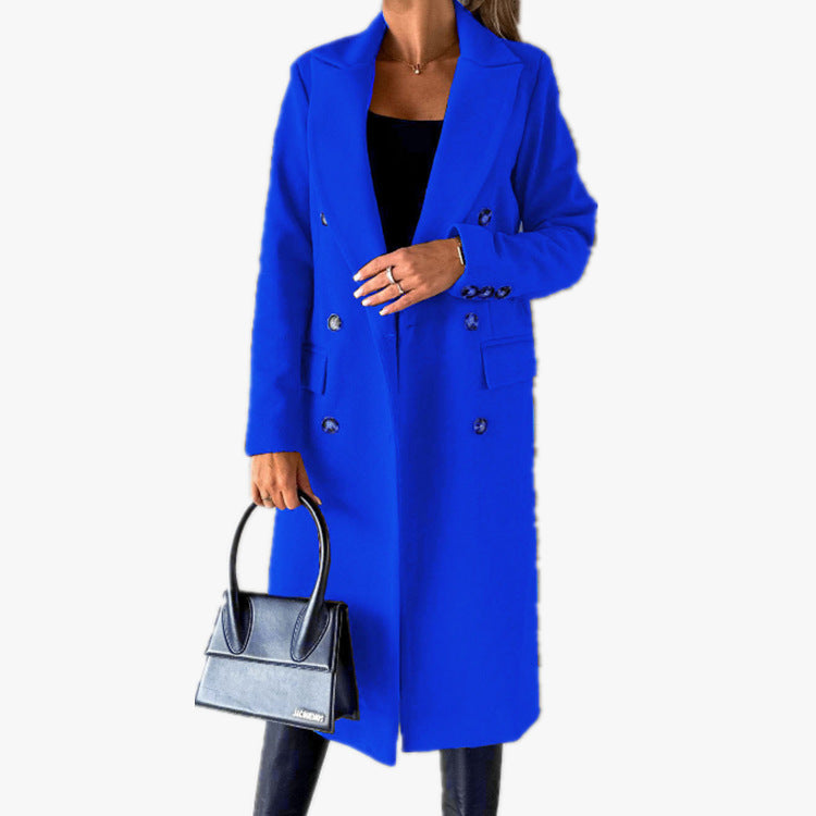 Damen Eleganter und zeitloser Trenchcoat mit doppelter Knopfleiste und praktischen Taschen Stilzeits