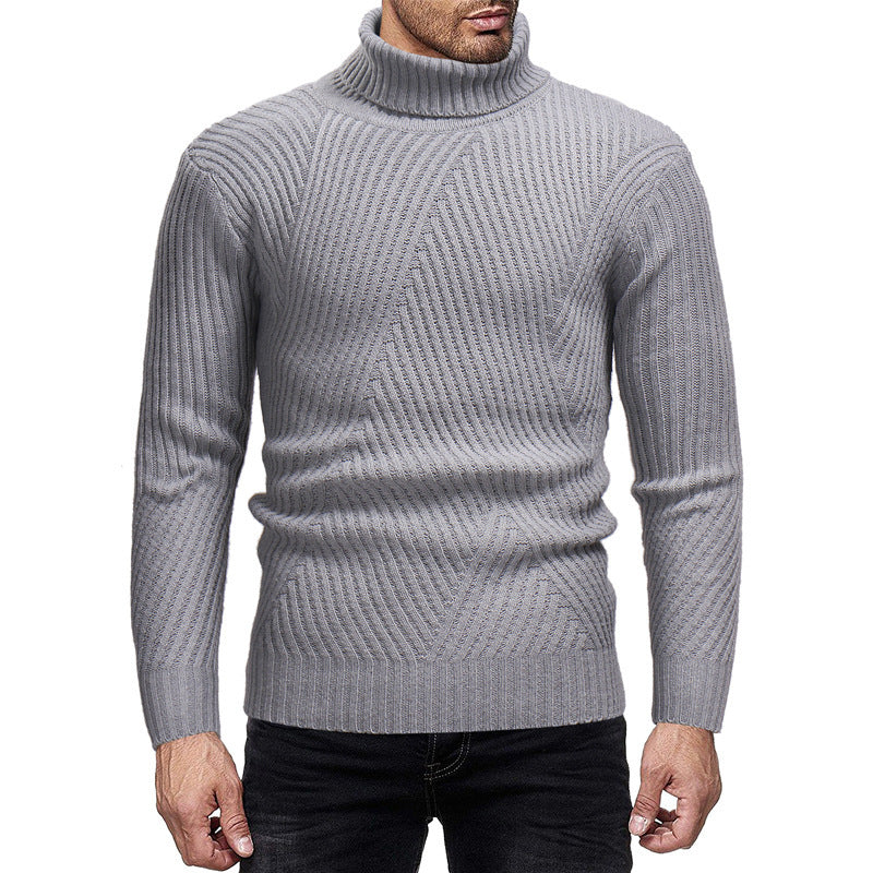 Herren Rollkragenpullover Stilzeits