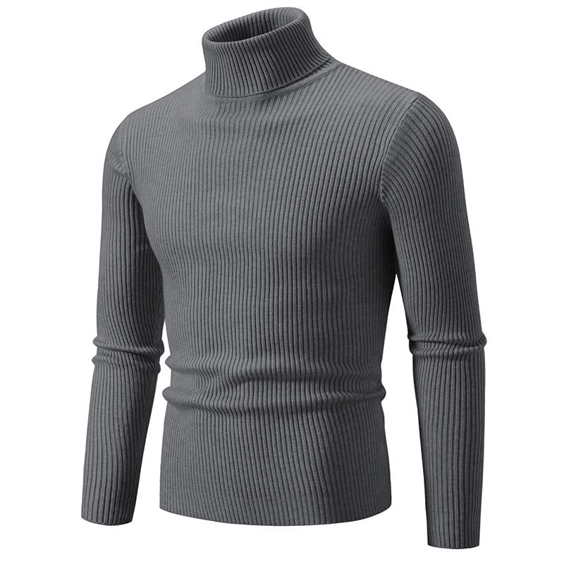 Herren feiner Rollkragenpullover aus langlebigem Strickmaterial Stilzeits