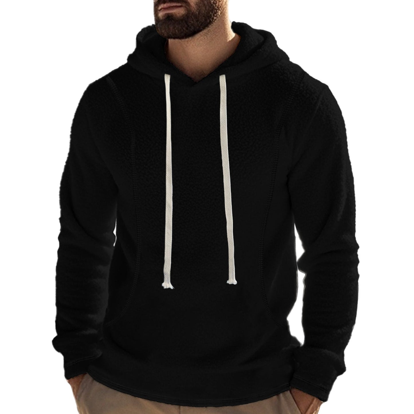Herren Hochwertiger Fleece-Hoodie mit praktischer Kängurutasche und stylischem Design Stilzeits