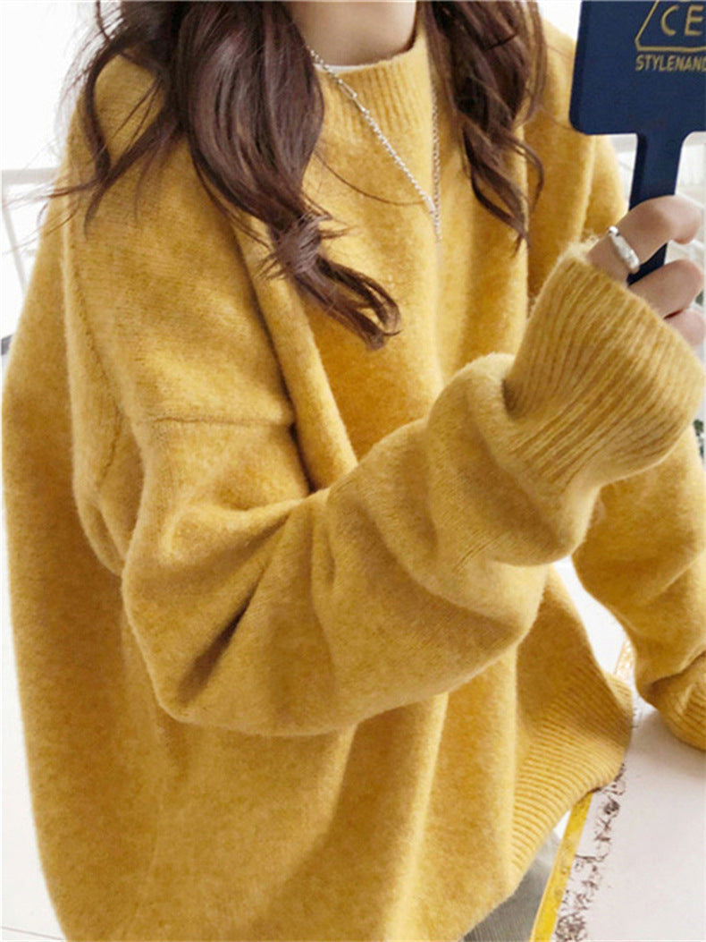 Damen Oversized Strickpullover mit weichem Material und lässigem Schnitt Stilzeits