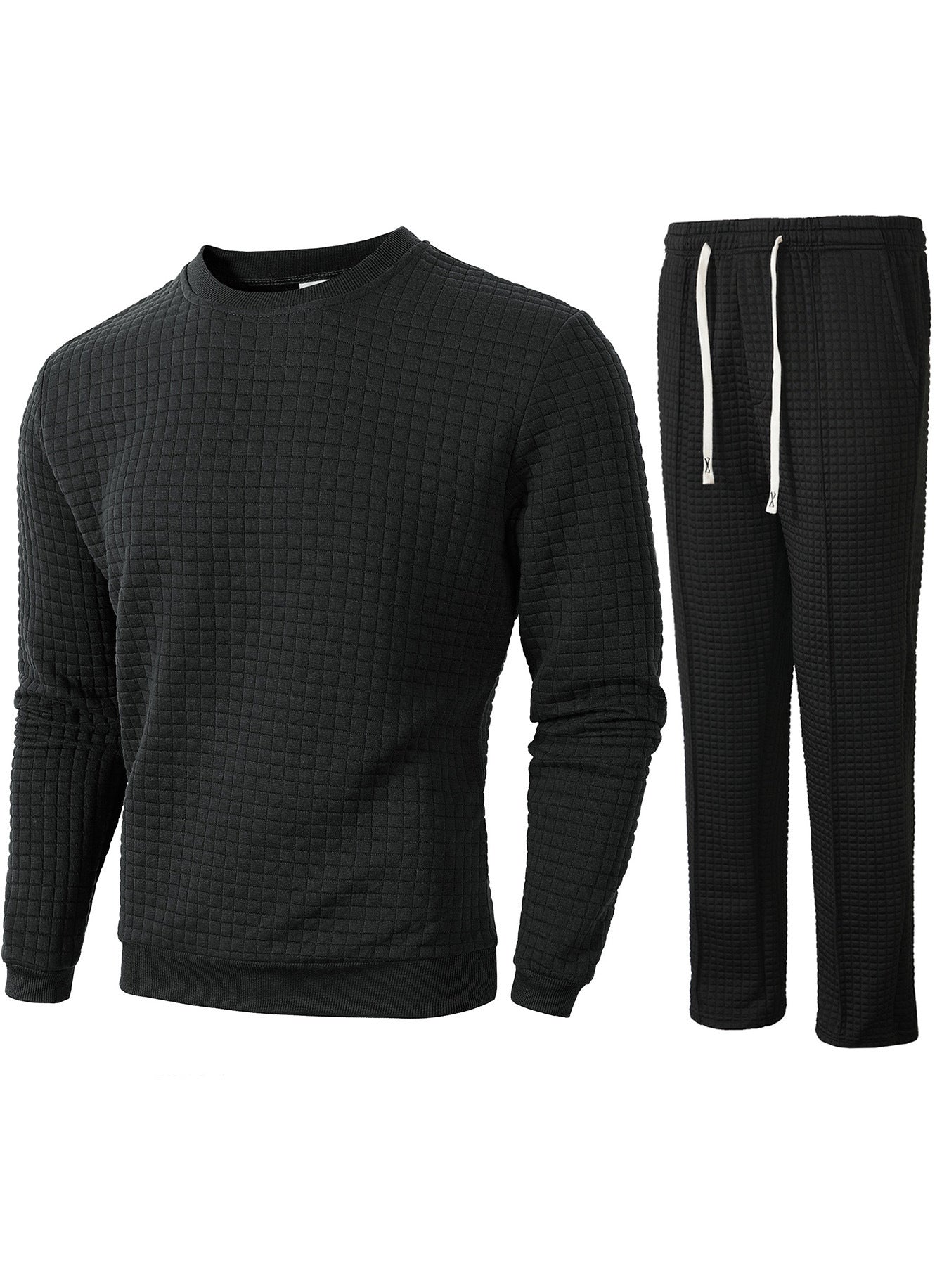 Herren gemütliches Sweatshirt und Jogginghose Set Stilzeits