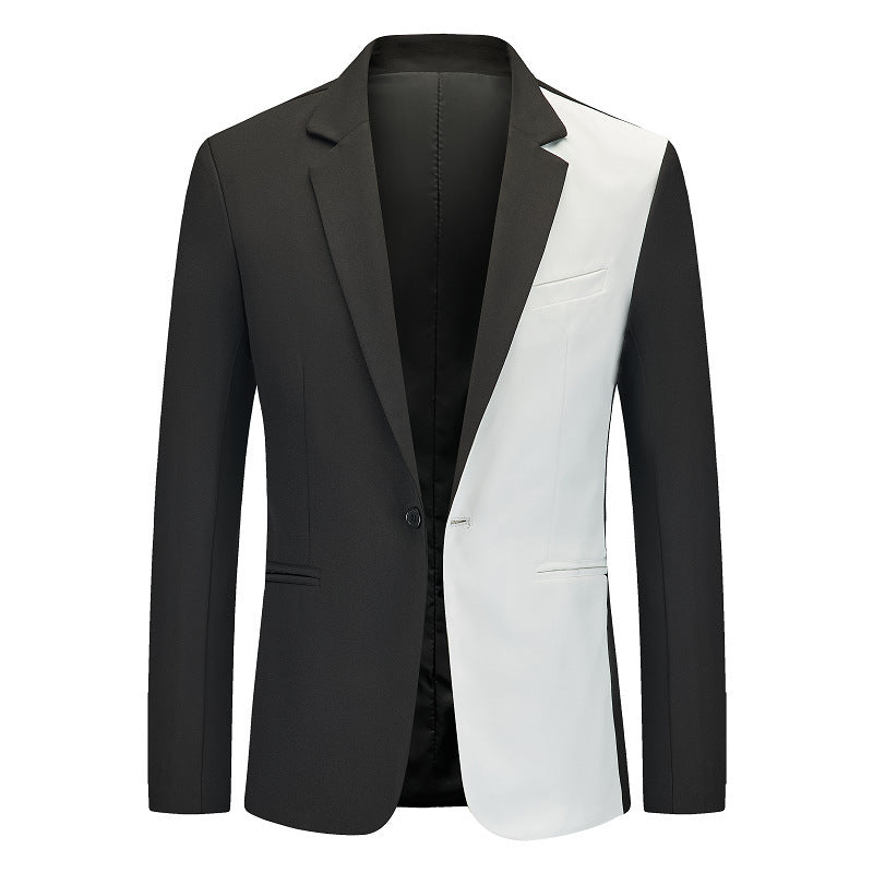 Herren kontrastierender Blazer mit modernem Schnitt Stilzeits