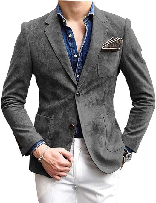 Herren Elegant strukturierter Blazer Stilzeits