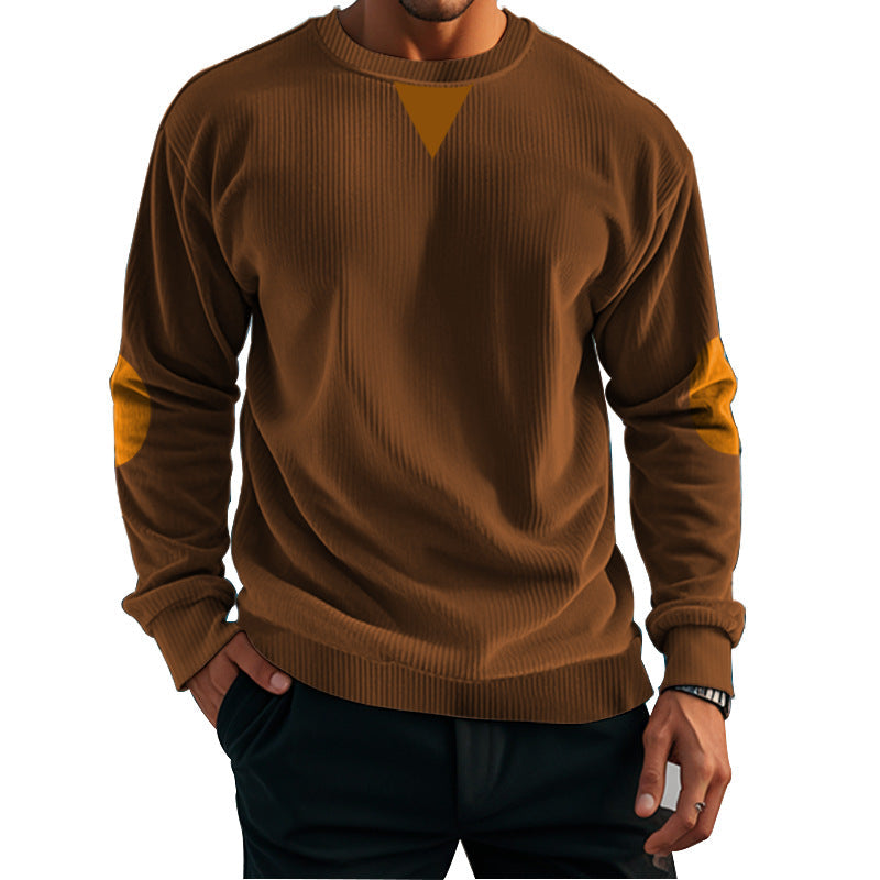 Herren komfortabler Fleece-Pullover mit Struktur Stilzeits
