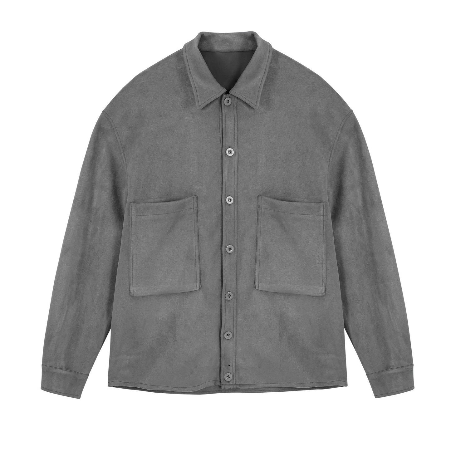 Damen lässige Overlay-Jacke mit praktischen Taschen und modernem Kragen Stilzeits