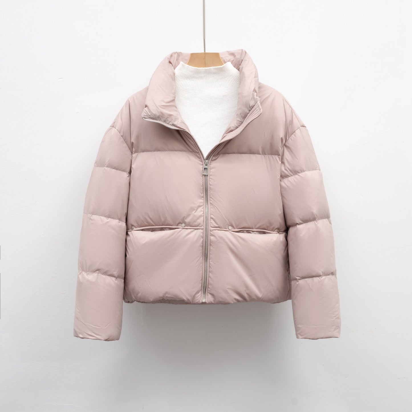 Damen hochwertige Steppjacke mit kurzem Schnitt Stilzeits