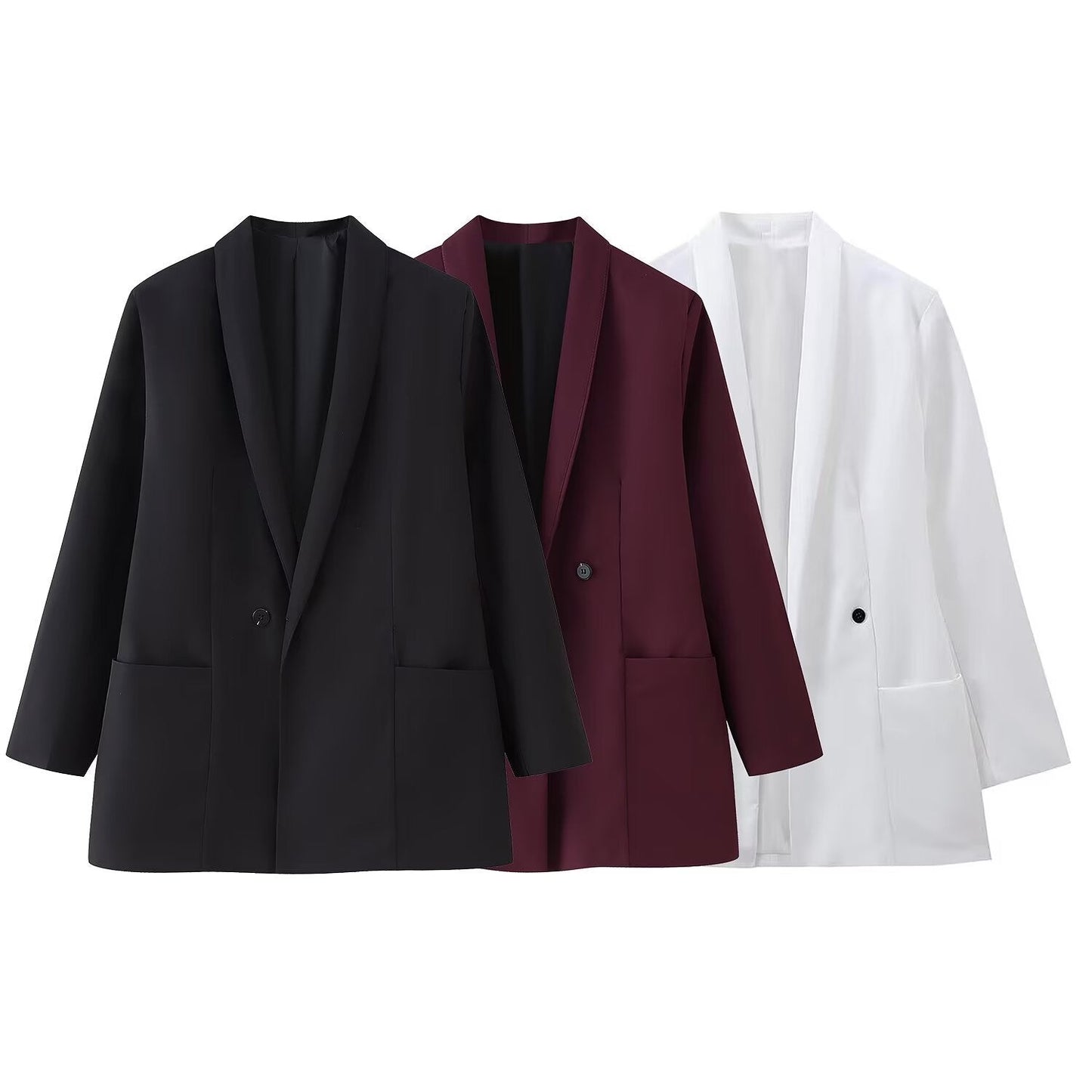 Damen Eleganter Oversized Blazer Stilzeits