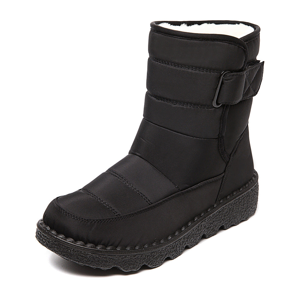 Stilzeits | Wasserdichte High-Top Slip-On Schneestiefel