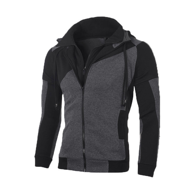 Herren funktionale Sportjacke mit hohem Kragen Stilzeits