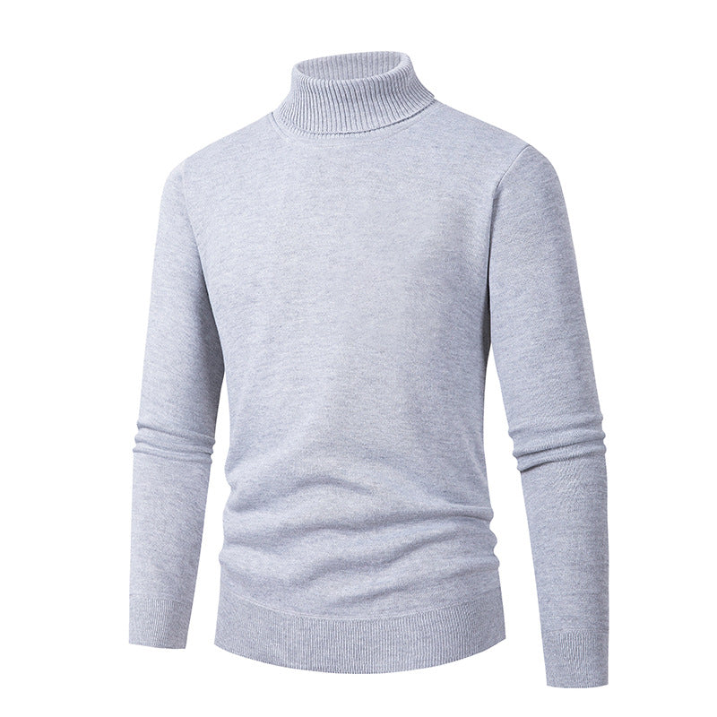 Herren eleganter Rollkragenpullover aus hochwertigem Material Stilzeits