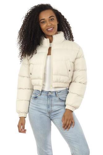 Damen gesteppte Winterjacke mit Kapuze Stilzeits