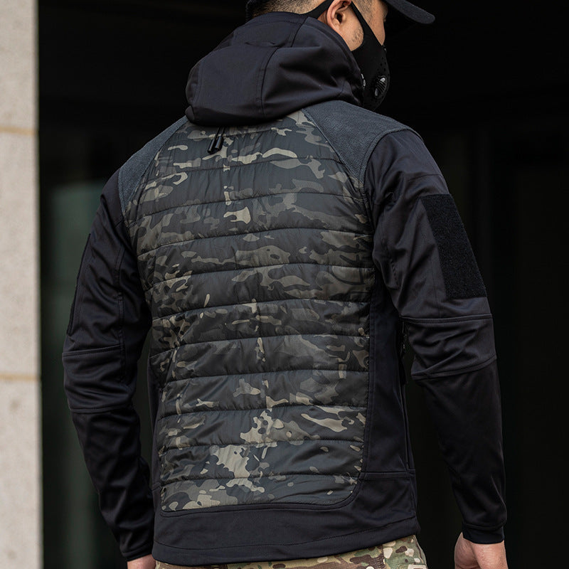 Herren funktionale Outdoor-Jacke mit isolierter Steppstruktur Stilzeits