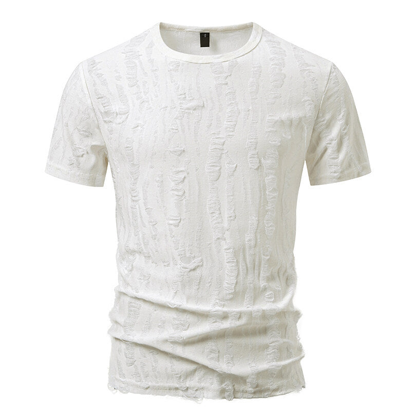 Herren T-Shirt mit strukturiertem Vintage-Design Stilzeits